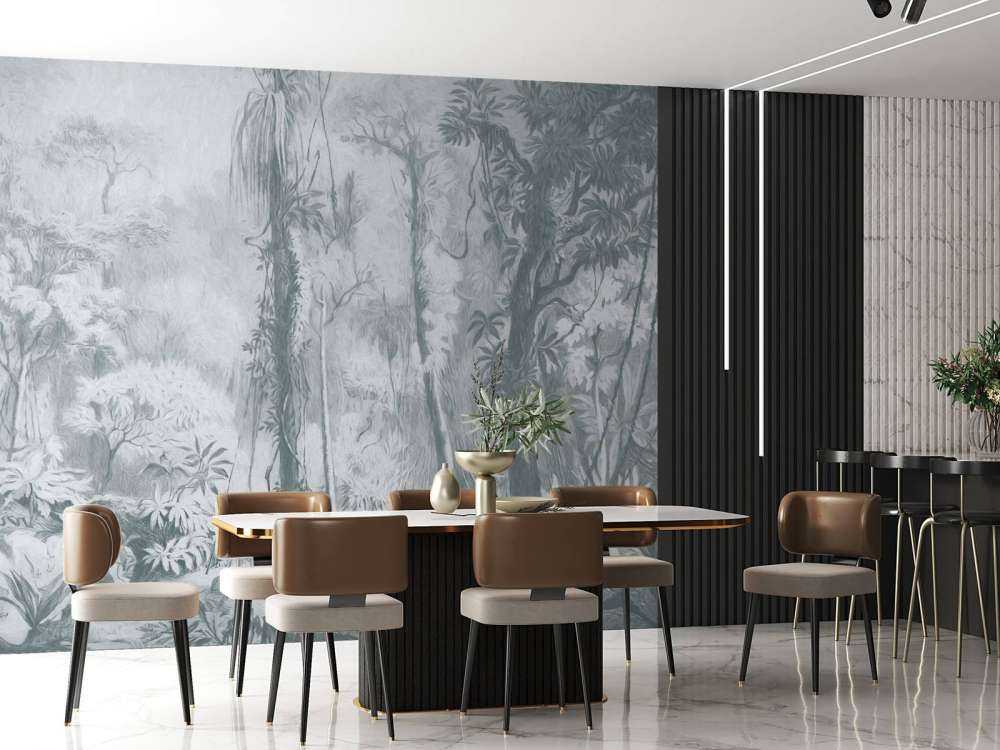 Foresta tropicale - blu