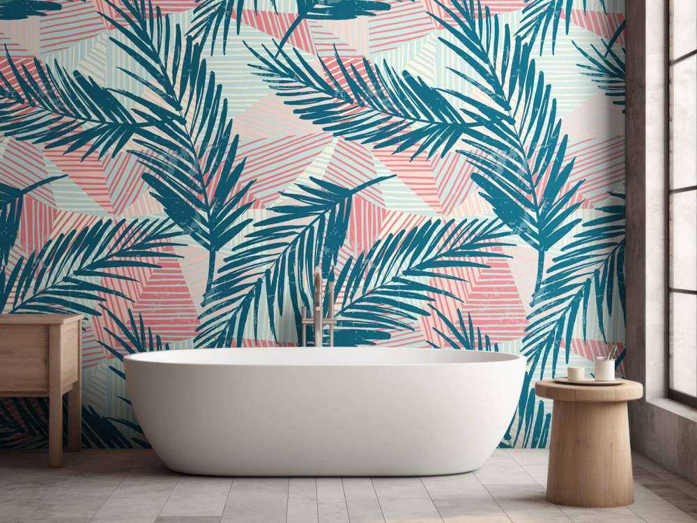 Foglie di palma astratte