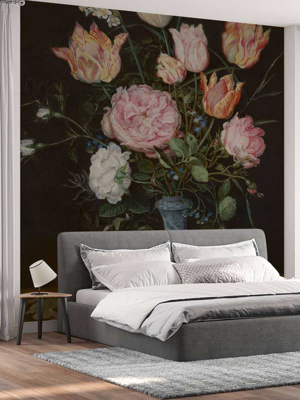 Vaso Wan-Li con fiori