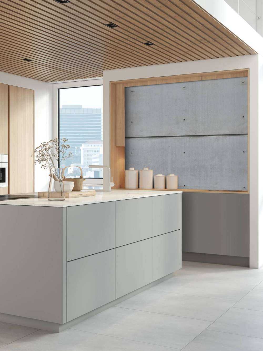 Parete orizzontale in calcestruzzo