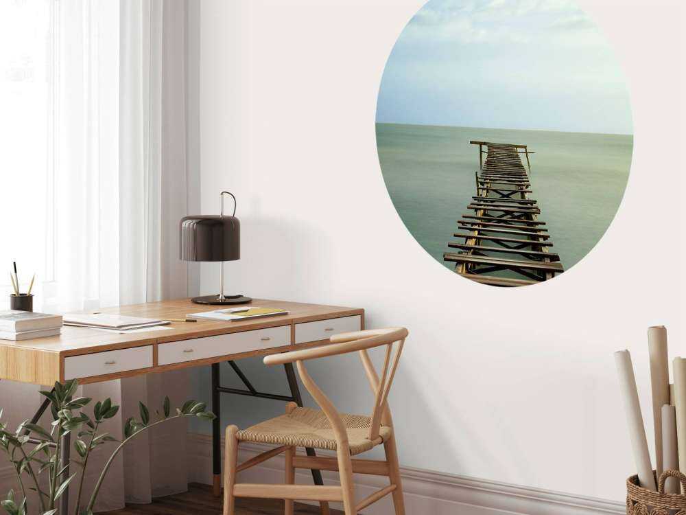 Vecchia impalcatura di legno