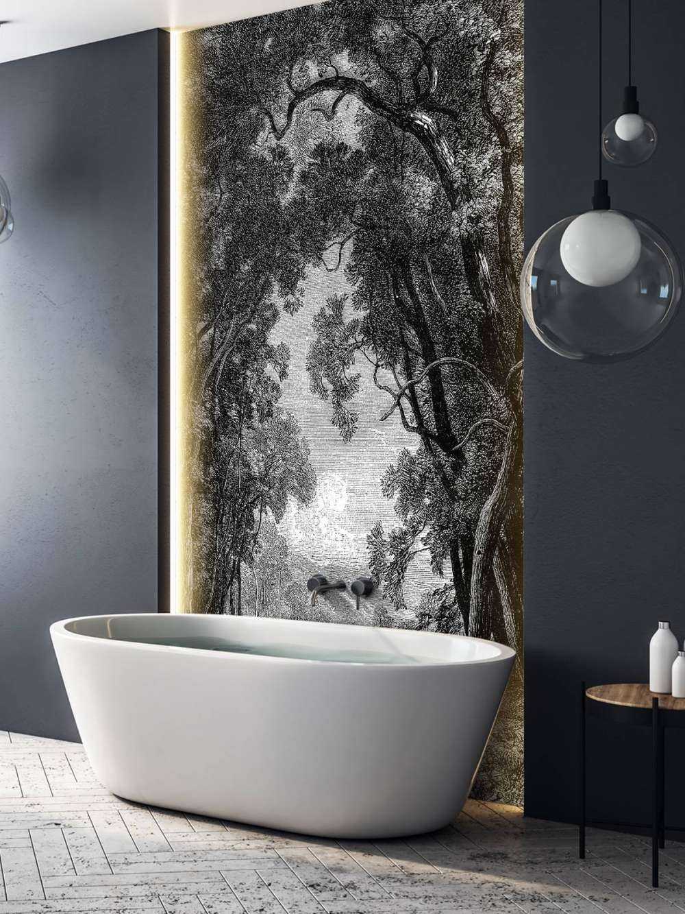 Vecchio fiume nella giungla