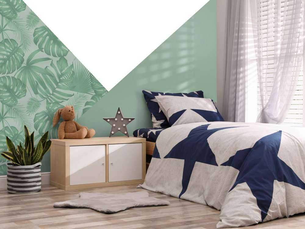 Triangoli con motivo a giungla