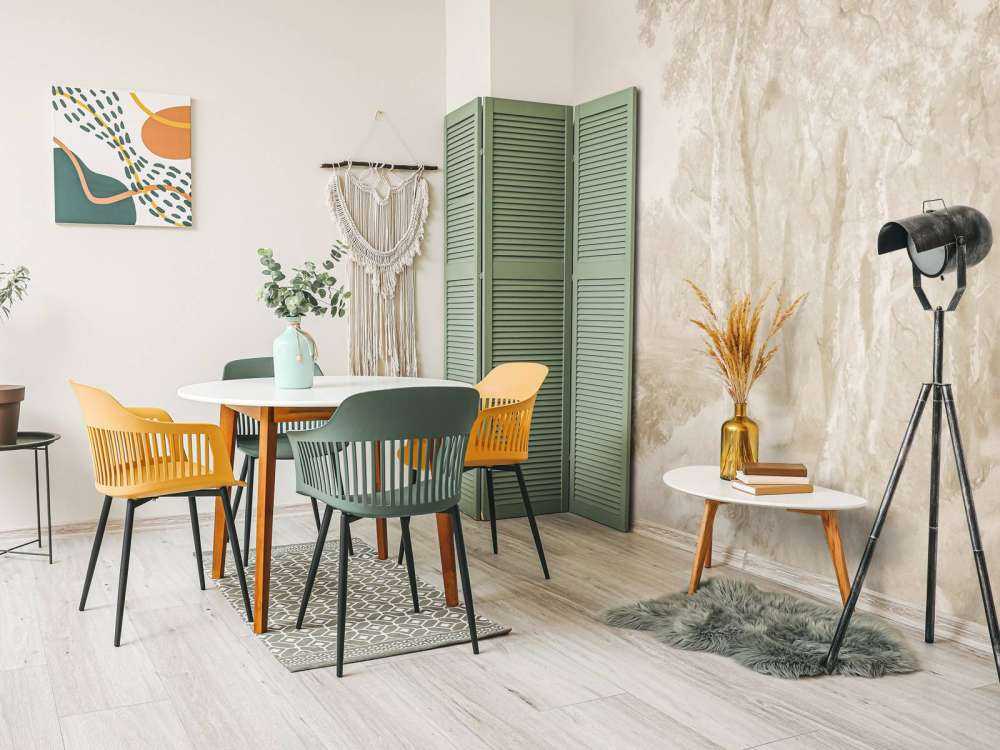 Panorama di paesaggio forestale beige