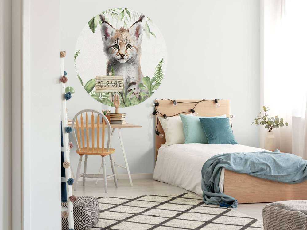 Baby lince nella giungla