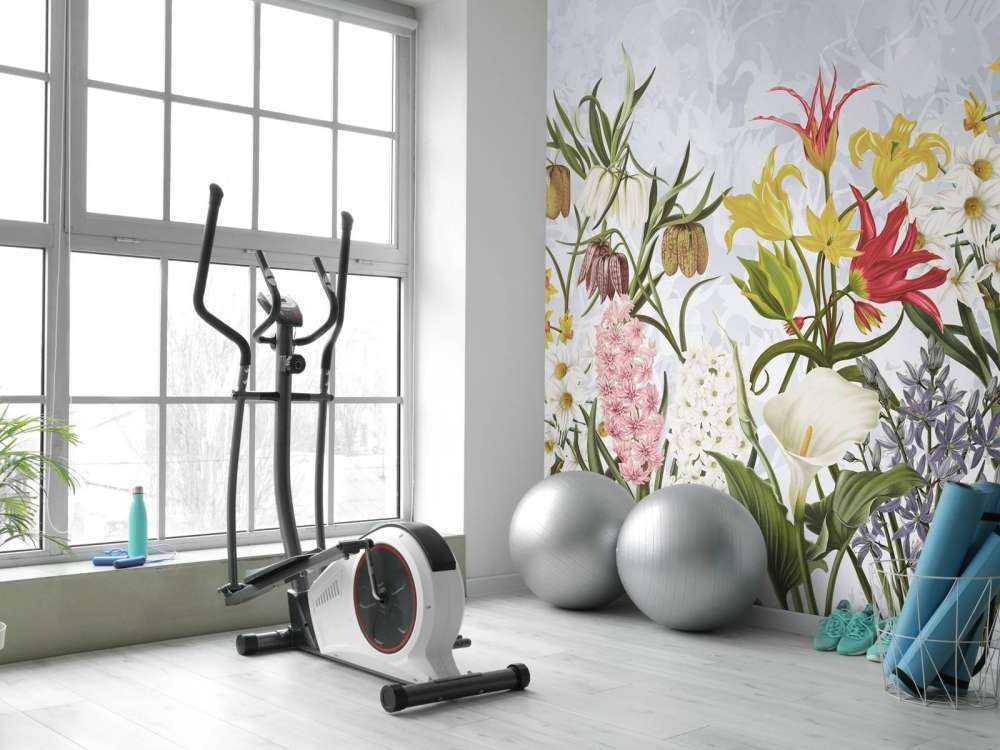 Fiori di Primavera - Cielo Nuvoloso Blu