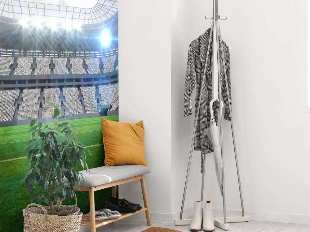 Stadio con tetto aperto