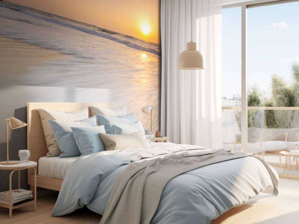 Tramonto sulla spiaggia