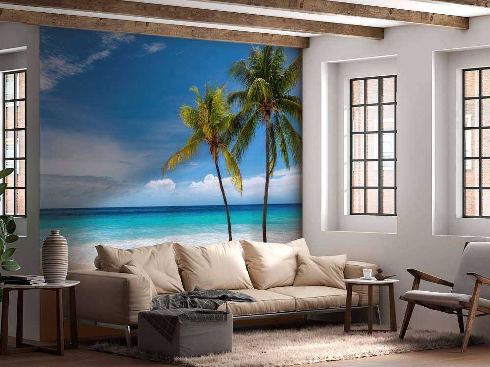 Spiaggia di sabbia tropicale