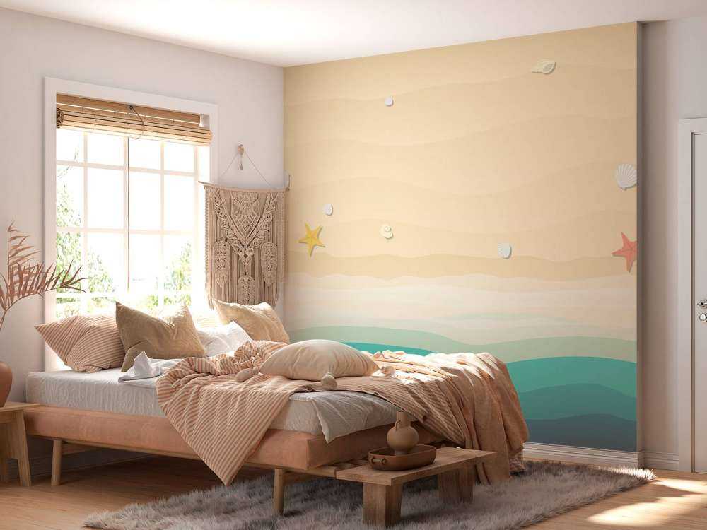 Disegno di una spiaggia