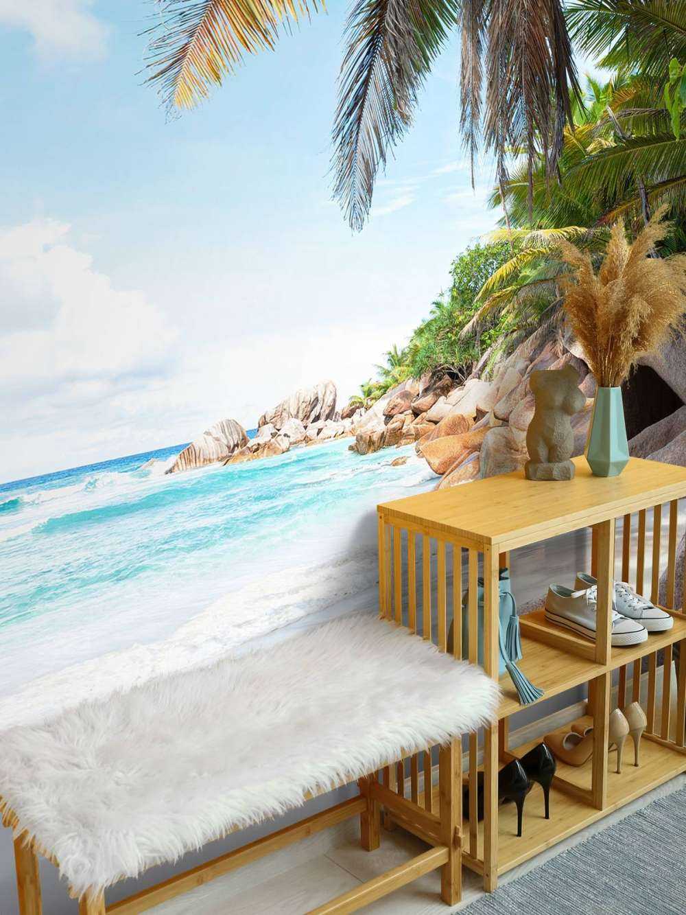 Bella spiaggia di sabbia tropicale