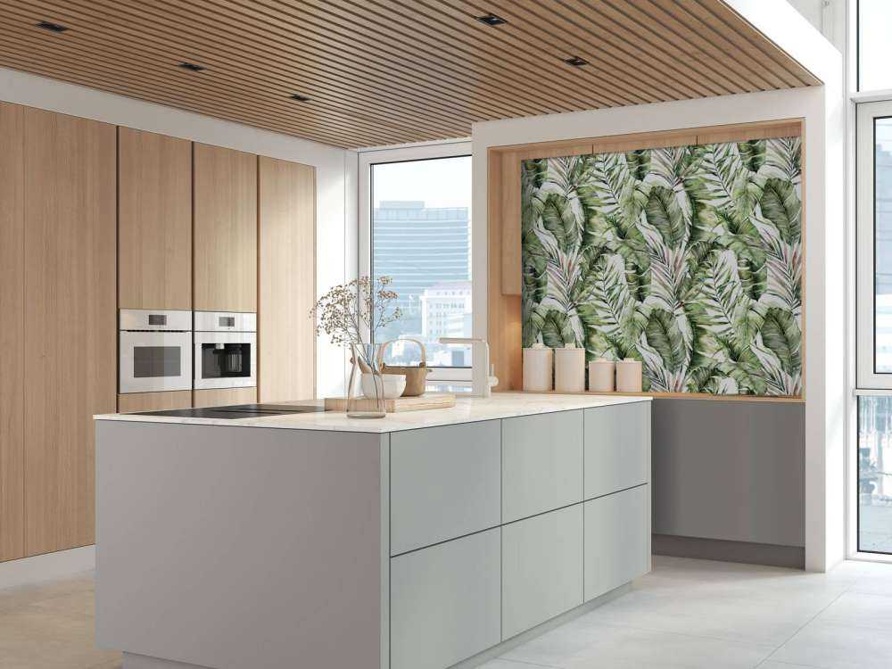 Foglia di palma verde