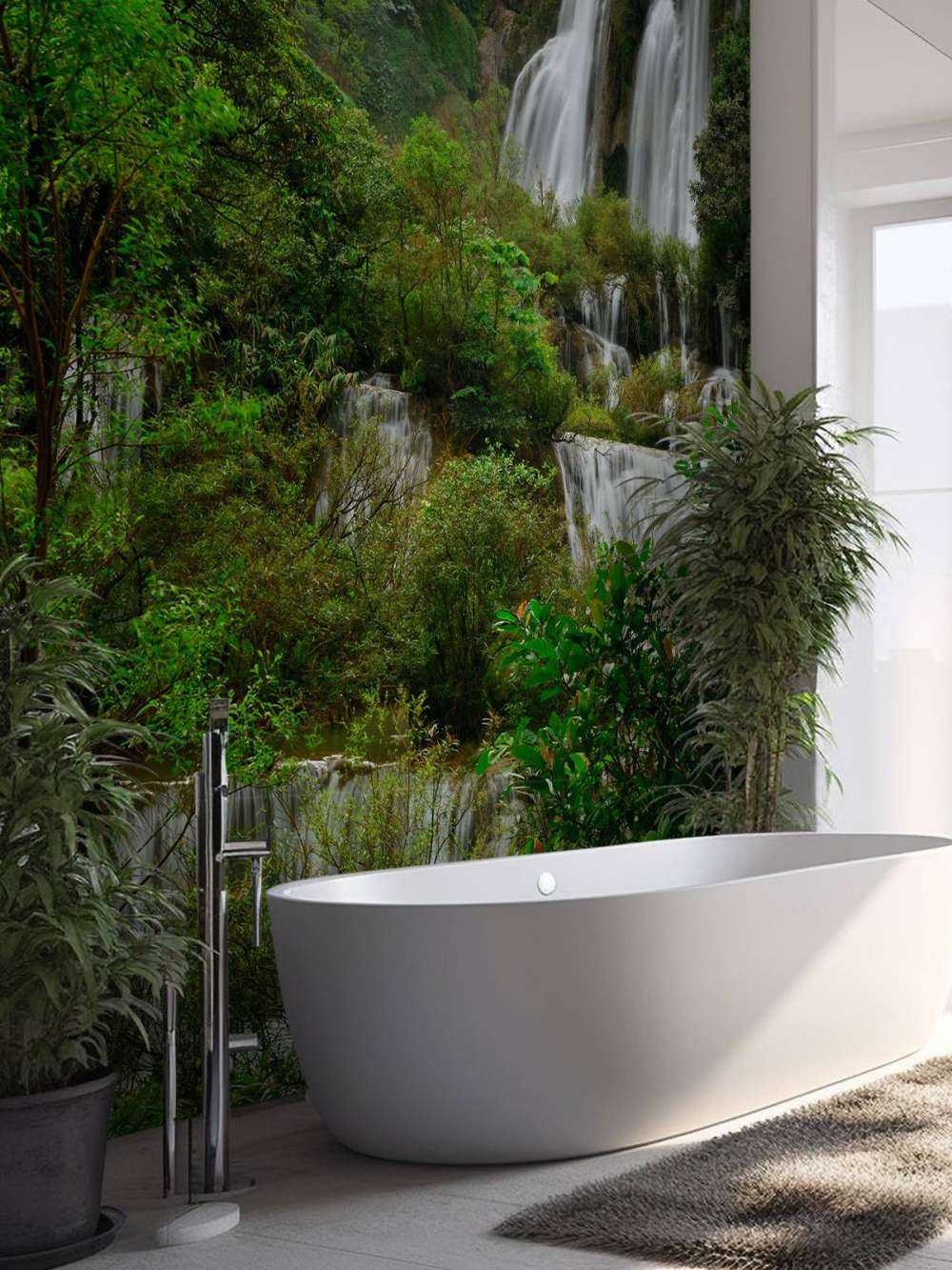 Grande cascata in Thailandia