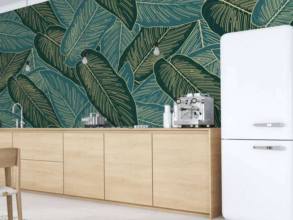 Foglia spaccata dorata