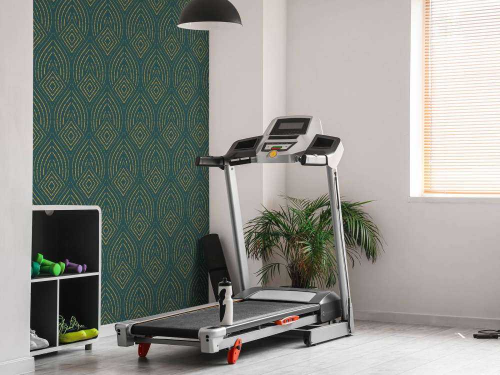 Motivo pavone astratto