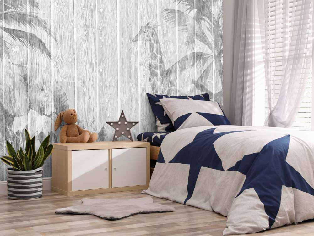 Animali della giungla su legno