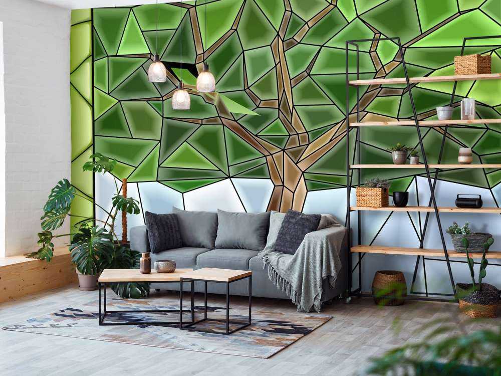 Mosaico di un albero