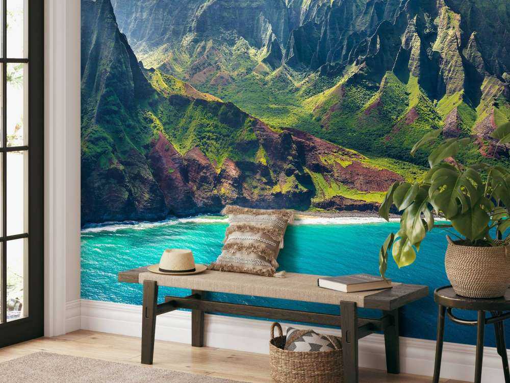 Montagne lungo la costa