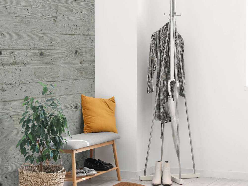 Calcestruzzo con effetto legno