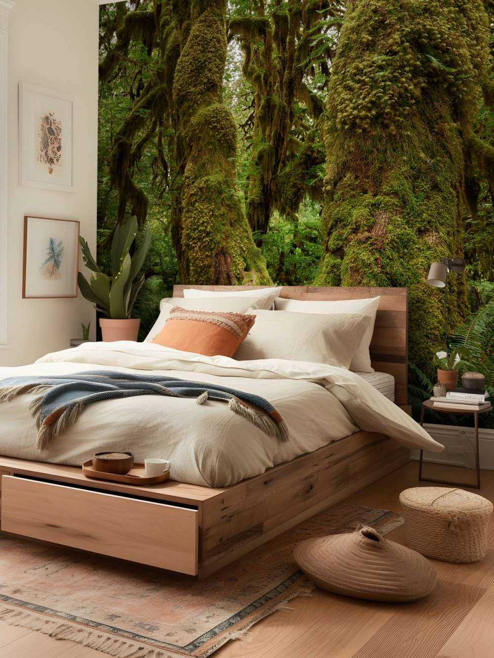 Alberi in una foresta pluviale