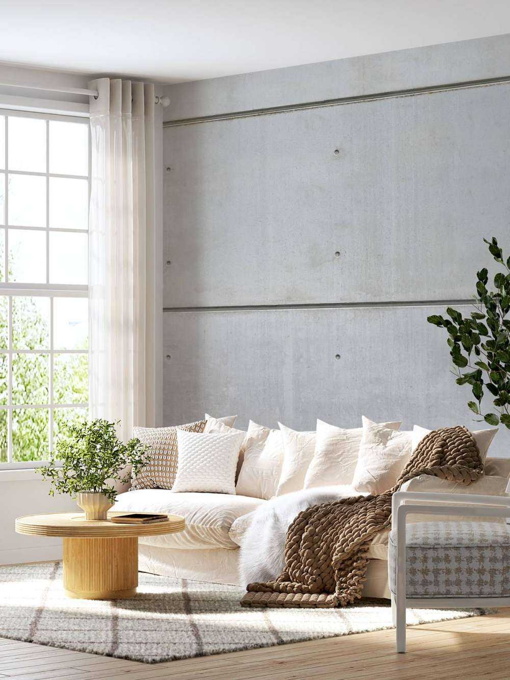 Parete orizzontale in calcestruzzo