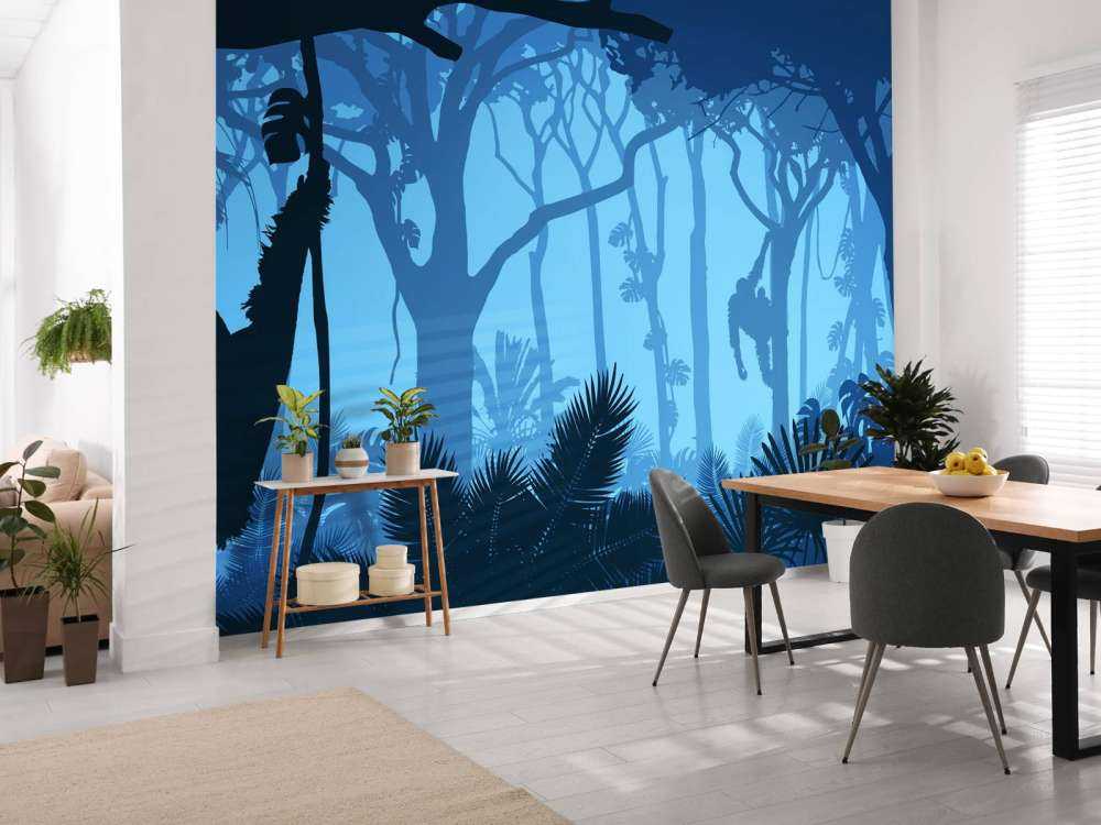 Scimmie nella giungla