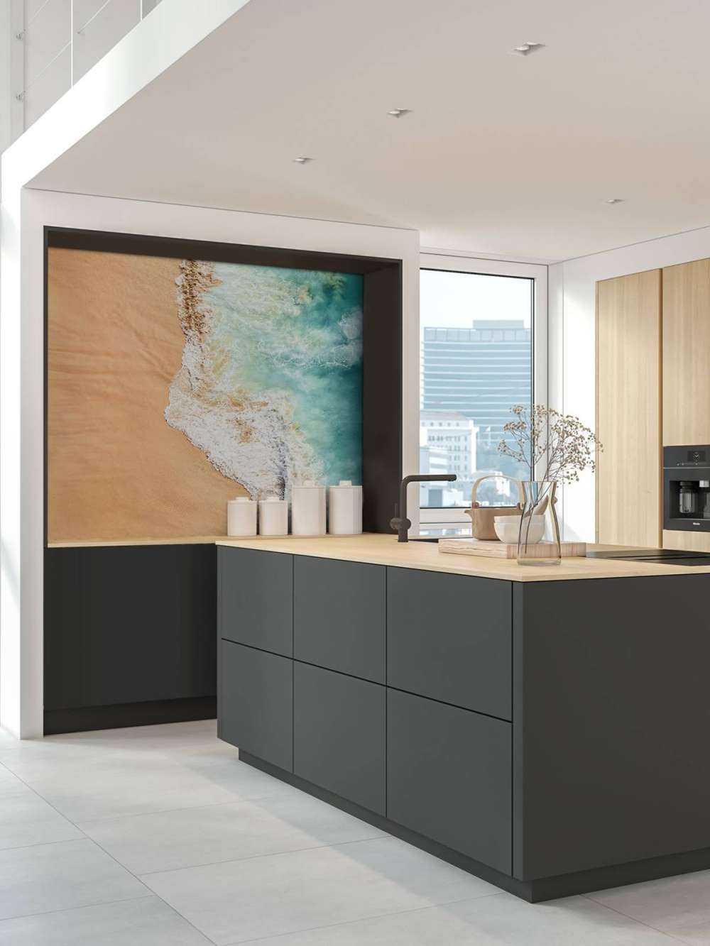 Vista aerea delle onde