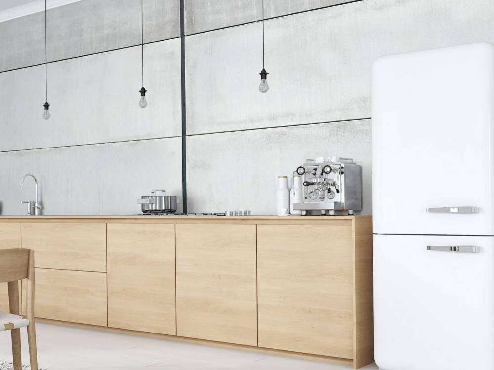 Parete di lastre di calcestruzzo 