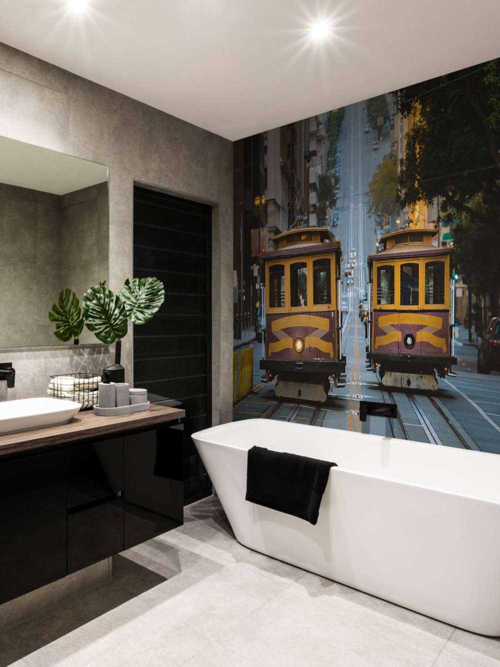 Tram gialli a San Francisco USA