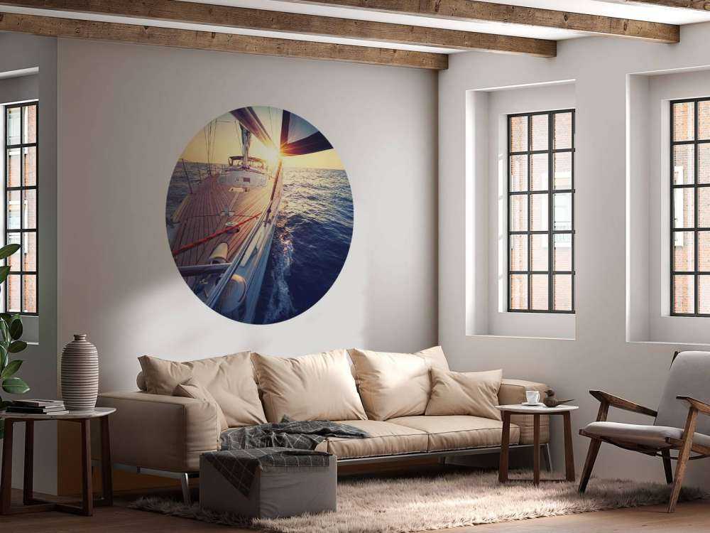 Barca a vela di prua