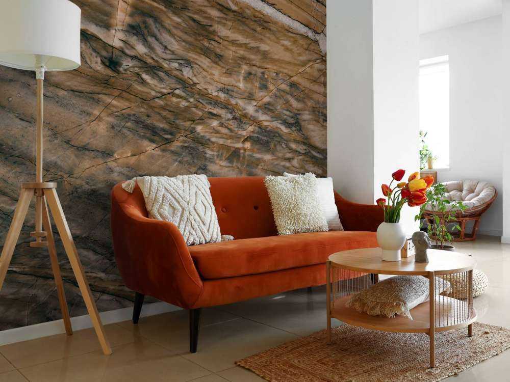 Marmo con tonalità gialla