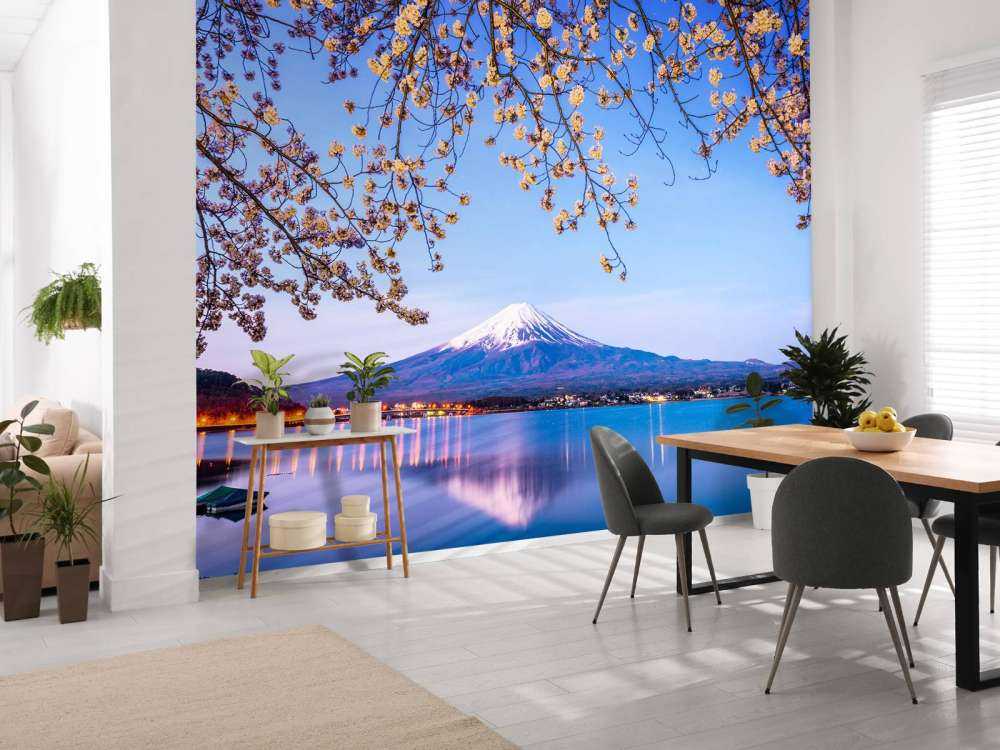 Il Monte Fuji in riva al mare