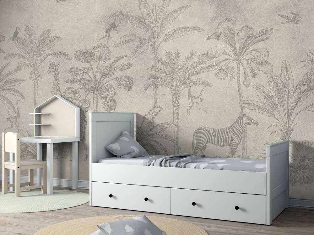 Animale tropicale verde giungla