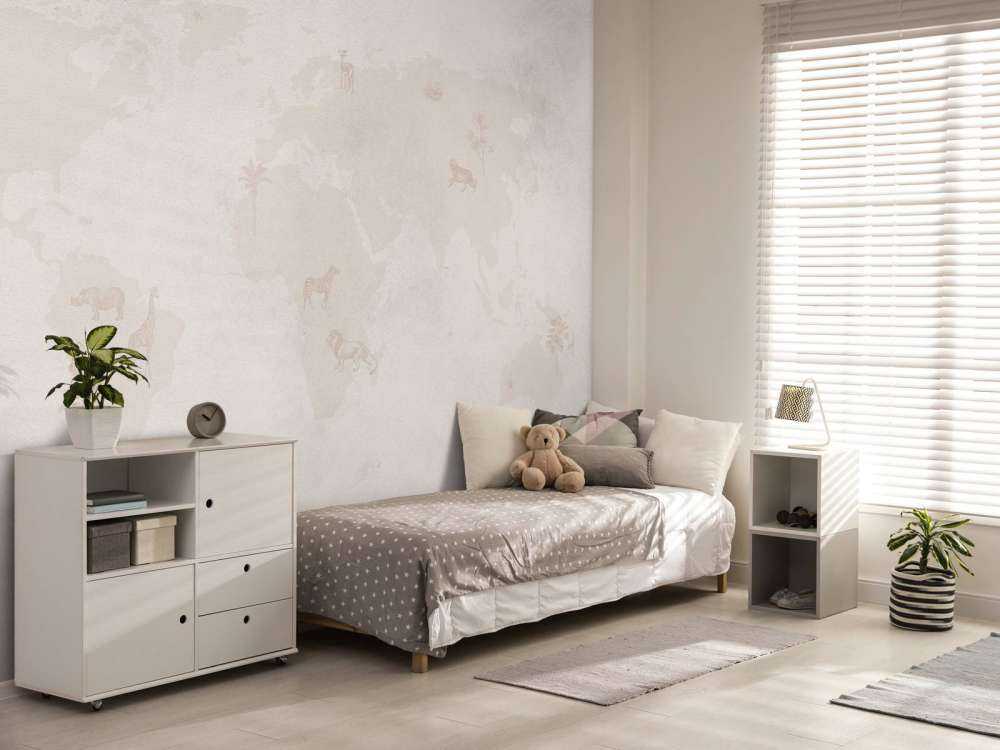 Mappa del mondo a schizzo color tortora