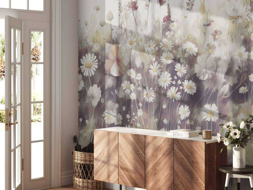 Lussureggiante Verde dell'Estate Marrone Dorato