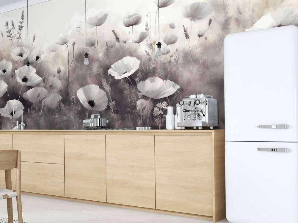 Danza di fiori selvatici - nero