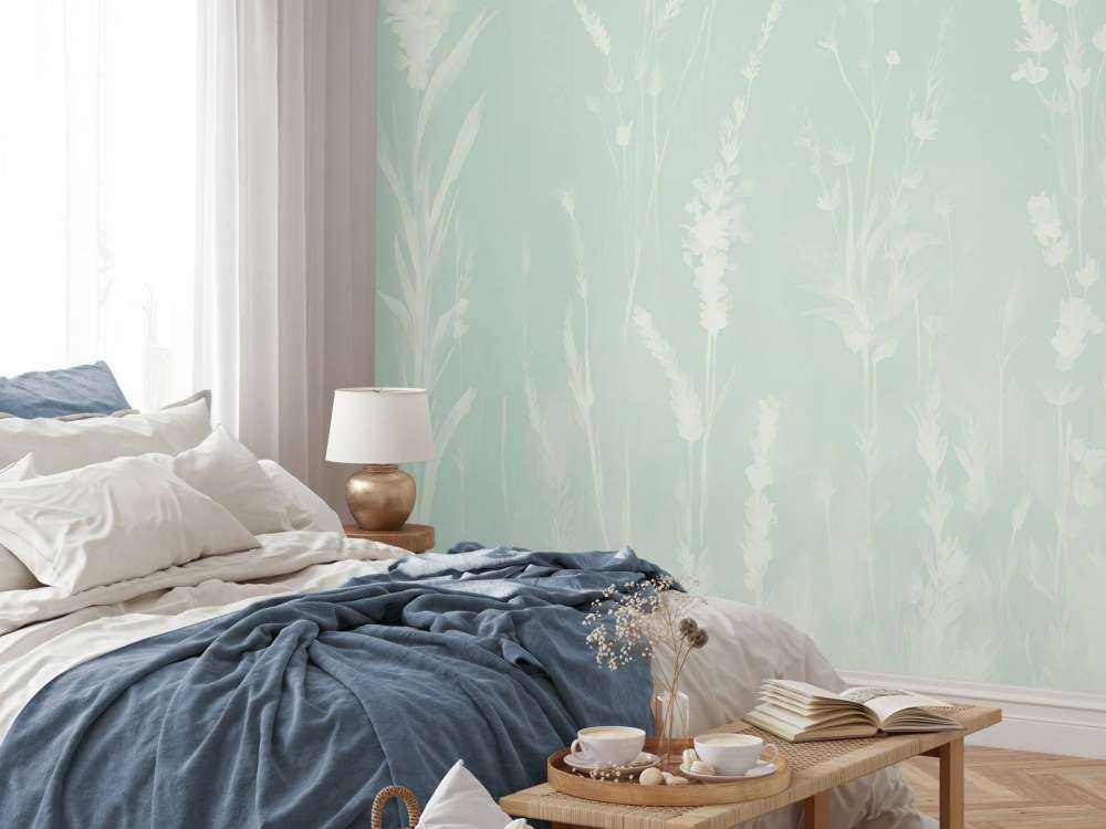 Lavanda Radura Senza Giunte Verde Menta