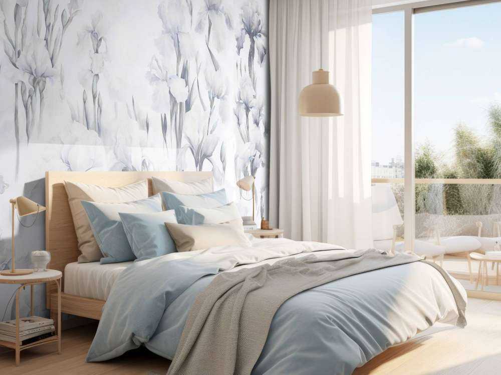 Iris danzano grigio senza soluzione di continuità