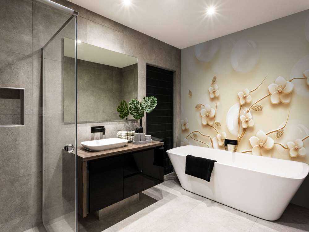 Ramo d'oro con fiori