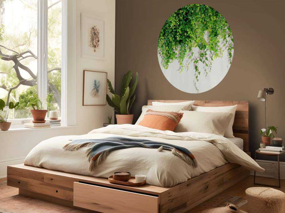 Ramas verdes colgantes