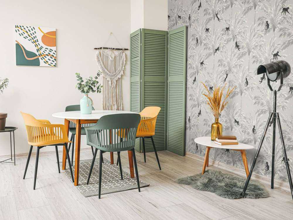 Scimmie tropicali - grigio