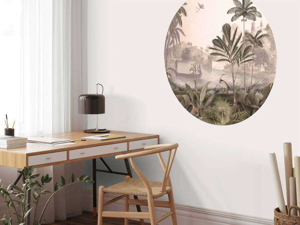 Leopard Landscape - Sepia