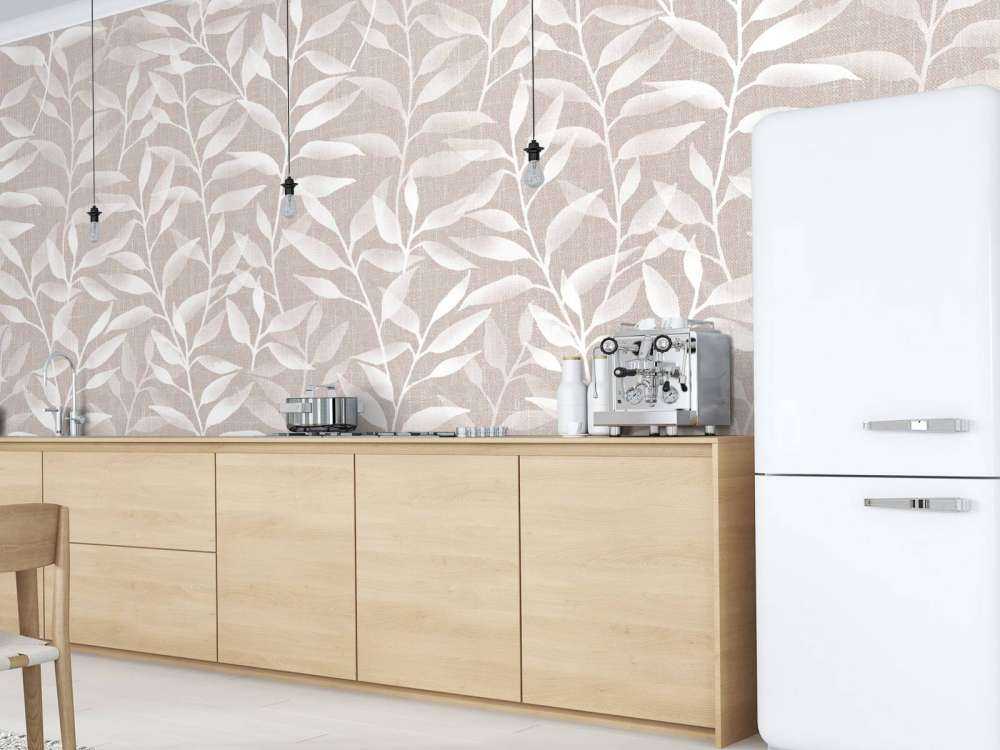 Foglie rampicanti Japandi - beige