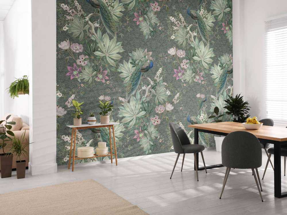 Pavoni da giardino vintage - verde scuro