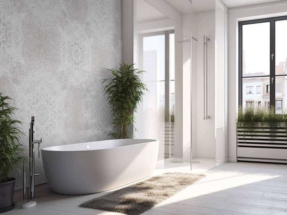 Mandala vintage di Ibiza - grigio neutro