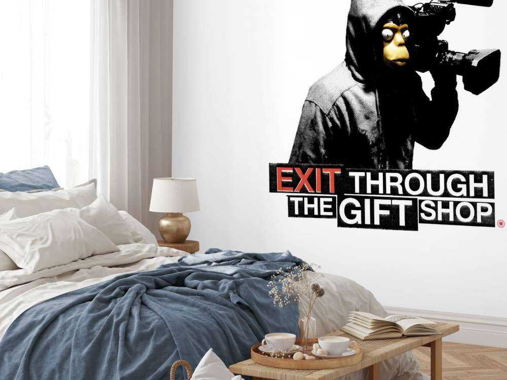 Banksy - ETTGS, monkey and text