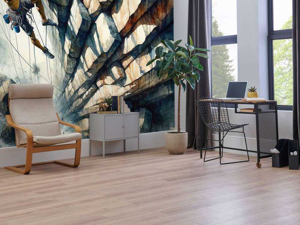 Climber Against the Void Only Courage