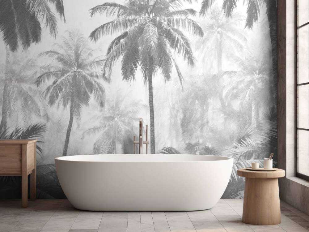 Foresta di Palme Nebbiosa