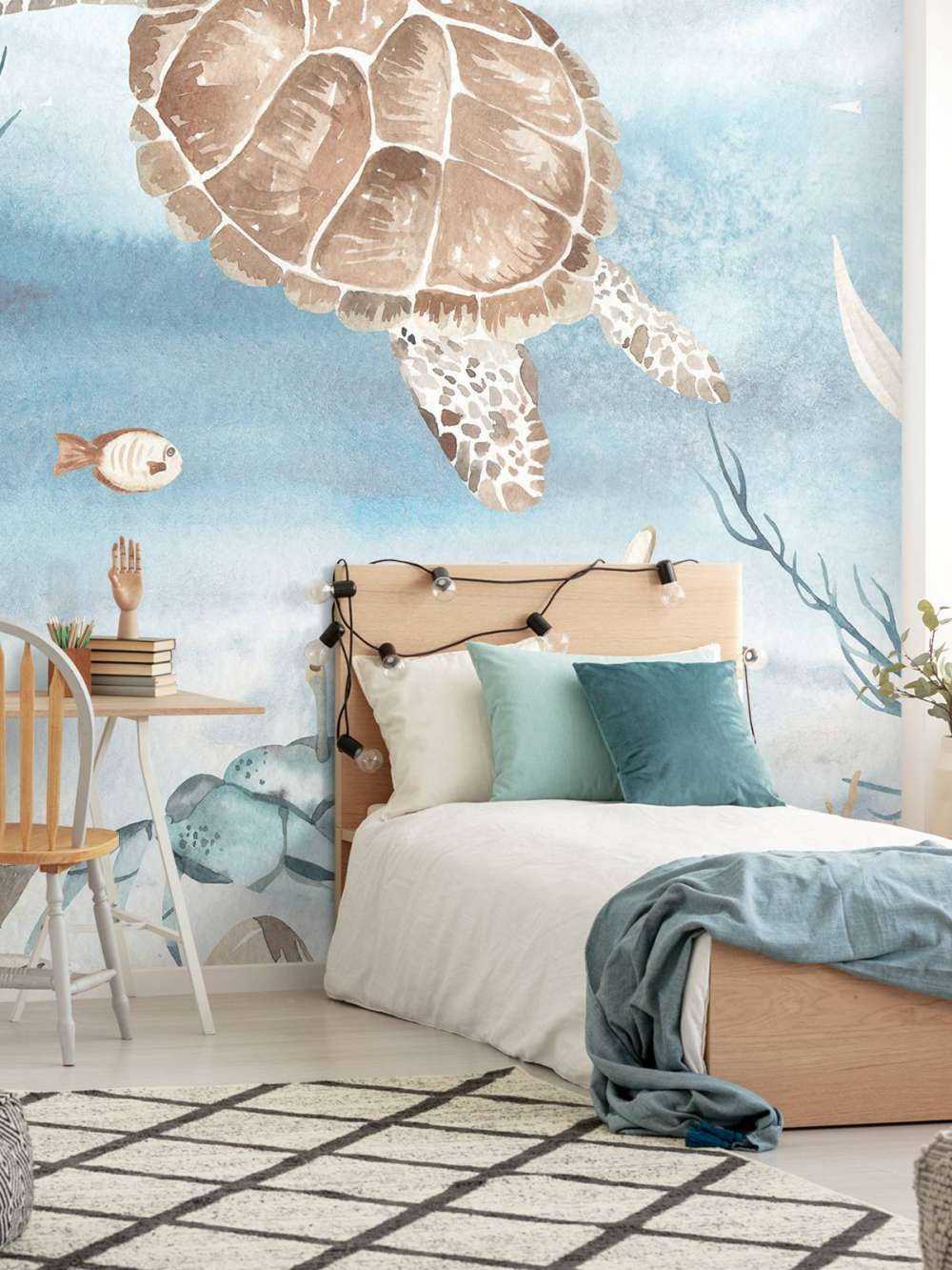 Acquerello tartaruga marina