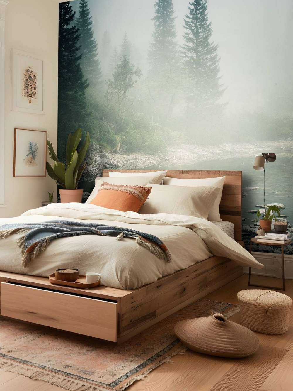 Un bellissimo lago di montagna